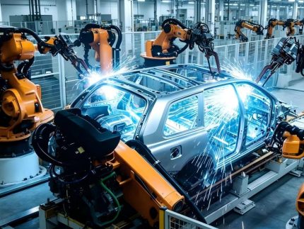 car welding line